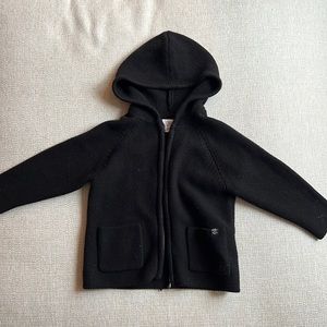 Zara zip knit sweater